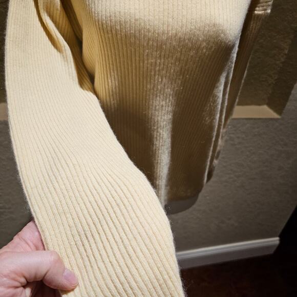 J.Crew 100% Ribbed Cashmere Sweater L Cabincore Soft Surrounding Nostalgic - Picture 8 of 16